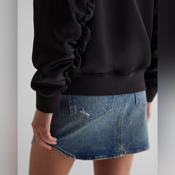 Express satin bomber jacket (women’s L) (NWT) - Picture 5 of 16